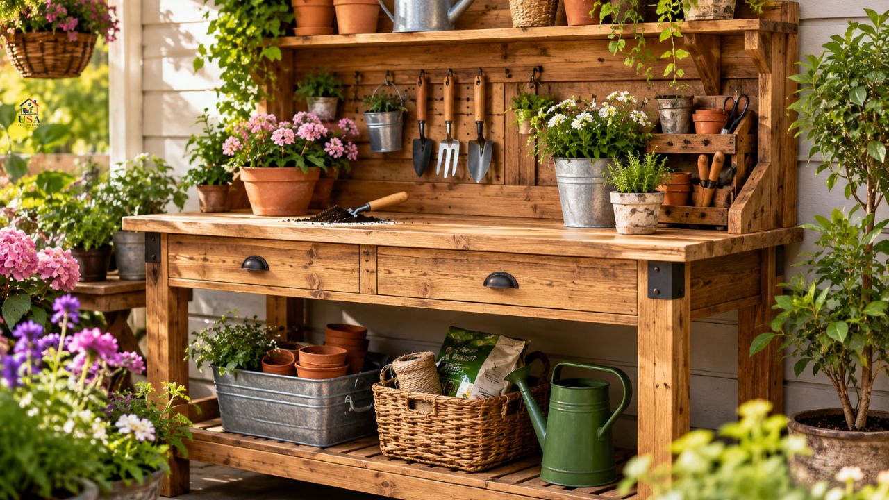 DIY Potting Bench: Build Your Dream Garden Workspace