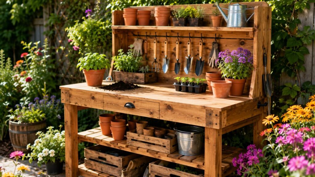 DIY Potting Bench: Build Your Dream Garden Workspace
