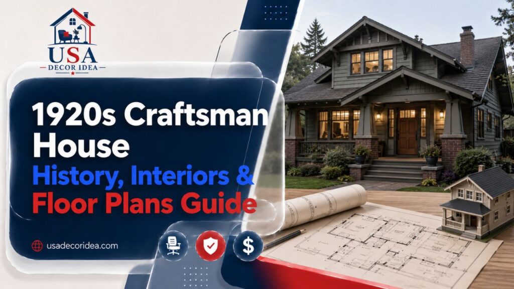 1920s Craftsman House History, Interiors & Floor Plans Guide