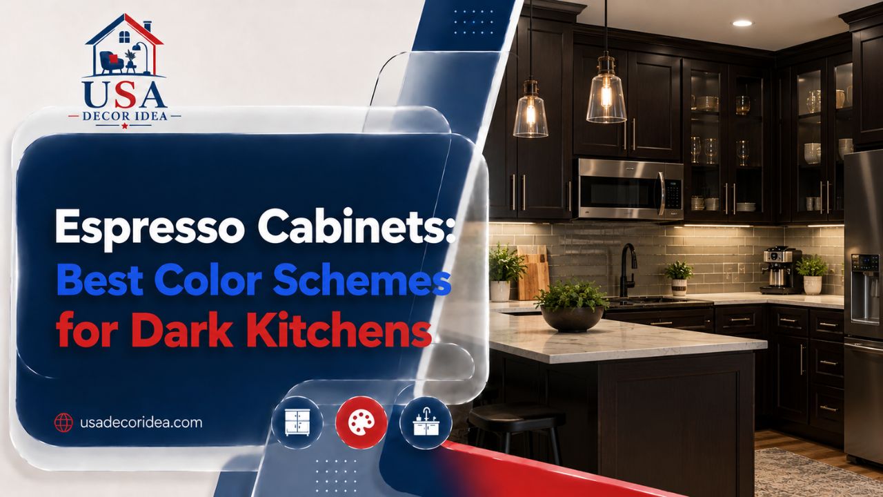 Espresso Cabinets: Best Color Schemes for Dark Kitchens