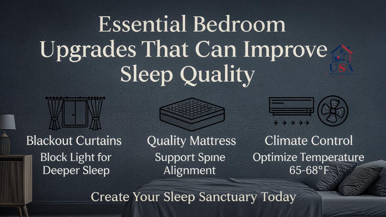 Essential Bedroom Upgrades That Can Improve Sleep Quality