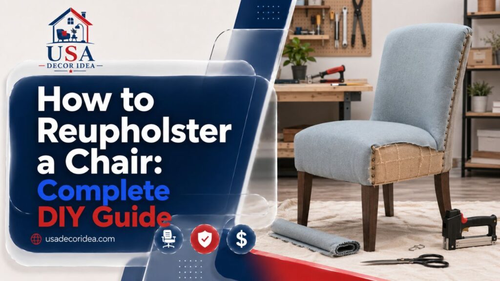How to Reupholster a Chair: Complete DIY Guide