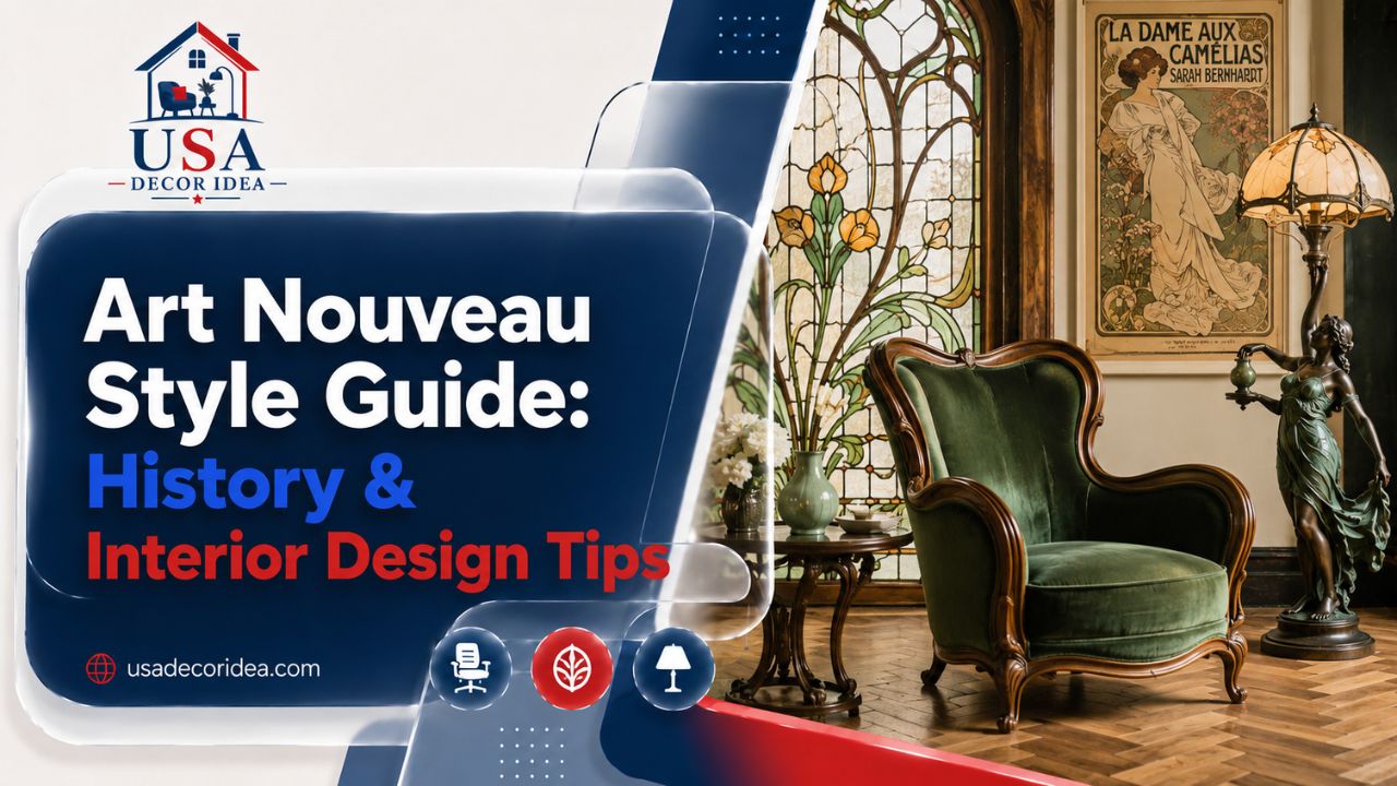 Art Nouveau Style Guide: History & Interior Design Tips