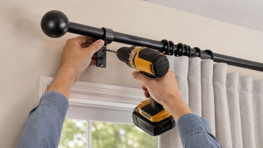 How to Install a Curtain Rod (Step-by-Step Guide)