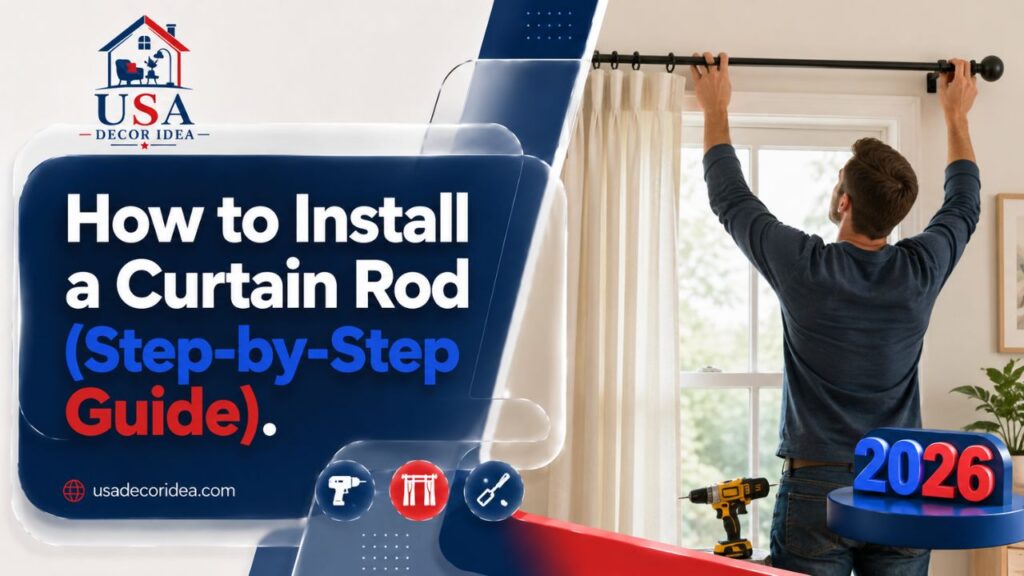 How to Install a Curtain Rod (Step-by-Step Guide)