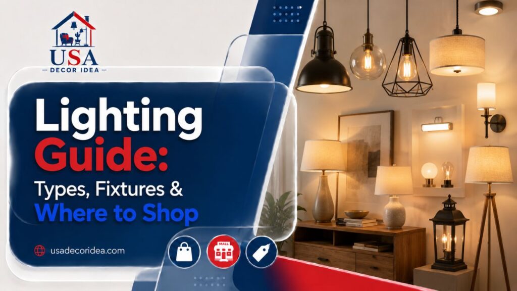 Lighting Guide: Types, Fixtures & Where to Shop